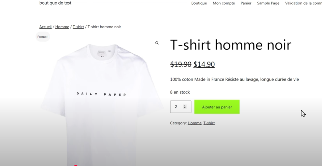 Publier un produit WooCommerce